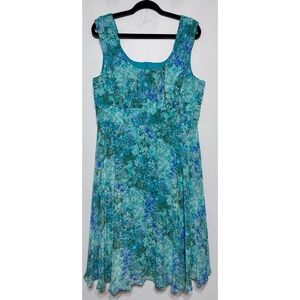 NorthStyle Blue and Green Midi Dress